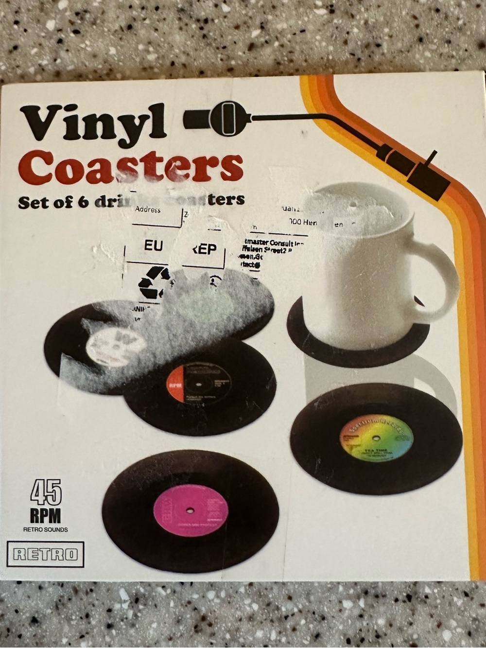 Vinyl Records Drink Coasters